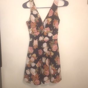 A floral printed dress